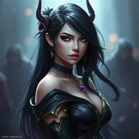 Alluring matte portrait of a beautiful Vayne from League of Legends, Highly Detailed, Half Body, Photo Realistic, Sharp Focus, Volumetric Lighting, Fantasy, Elegant by Stanley Artgerm Lau, Stefan Kostic