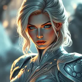 Alluring matte portrait of a beautiful Emma Frost: from Xmen in the style of Stefan Kostic, 8k, Highly Detailed, Intricate, Half Body, Realistic, Sharp Focus, Volumetric Lighting, Fantasy, Elegant by Stanley Artgerm Lau, Greg Rutkowski