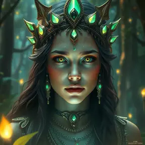 A beautiful tribal queen in a magical forest, 4k, Highly Detailed, Masterpiece, Pretty Face, Digital Illustration, Cinematic Lighting, Realistic, Sharp Focus, Centered, Beautifully Lit, Bioluminescent by Stanley Artgerm Lau, Alphonse Mucha, Greg Rutkowski, Stefan Kostic