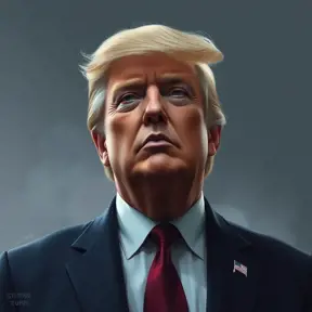 Donald Trump, Highly Detailed, Artstation, Half Body, Trending on Artstation, Digital Painting, Matte Painting by Stefan Kostic