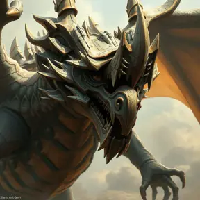 close up artistic medieval mechanical dragon monster, 4k, Highly Detailed, Hyper Detailed, Powerful, Artstation, Vintage Illustration, Digital Painting, Sharp Focus, Smooth, Concept Art by Stanley Artgerm Lau, Greg Rutkowski