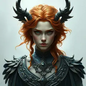 Merida of DunBroch, Intricate Artwork, Intricate Details, Half Body, Beautiful, Matte Painting, Sharp Focus, Portrait, Fantasy, Threatening by Stefan Kostic