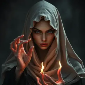 Veiled female necromancer, Gothic and Fantasy, Elden Ring, Photo Realistic, Dynamic Lighting by Stanley Artgerm Lau, Greg Rutkowski