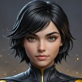 Allurning matte portrait of a beautiful Cassandra Cain from Batman, 8k, Highly Detailed, Alluring, Artstation, Bokeh effect, Sharp Focus, Volumetric Lighting, Concept Art by Stanley Artgerm Lau, Greg Rutkowski