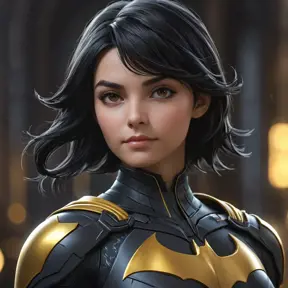 Allurning matte portrait of a beautiful Cassandra Cain from Batman, 8k, Highly Detailed, Alluring, Artstation, Bokeh effect, Sharp Focus, Volumetric Lighting, Concept Art by Stanley Artgerm Lau, Greg Rutkowski